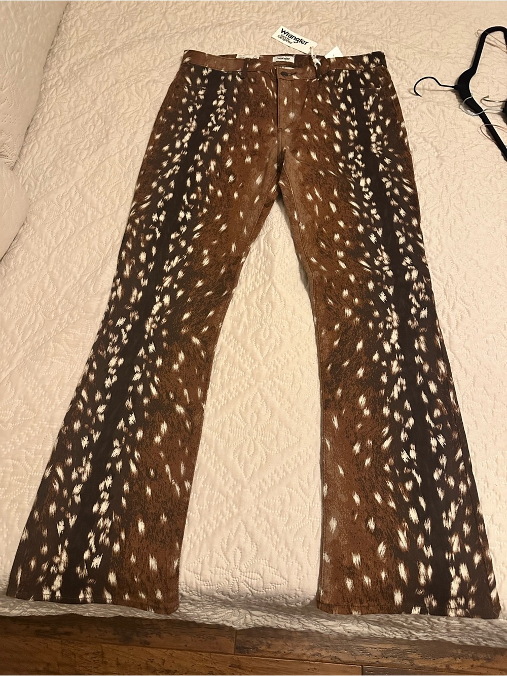 NWT Wrangler Bootcut Jeans in Fawn / Deer Print